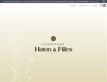 Tablet Screenshot of champagnehatonetfils.com